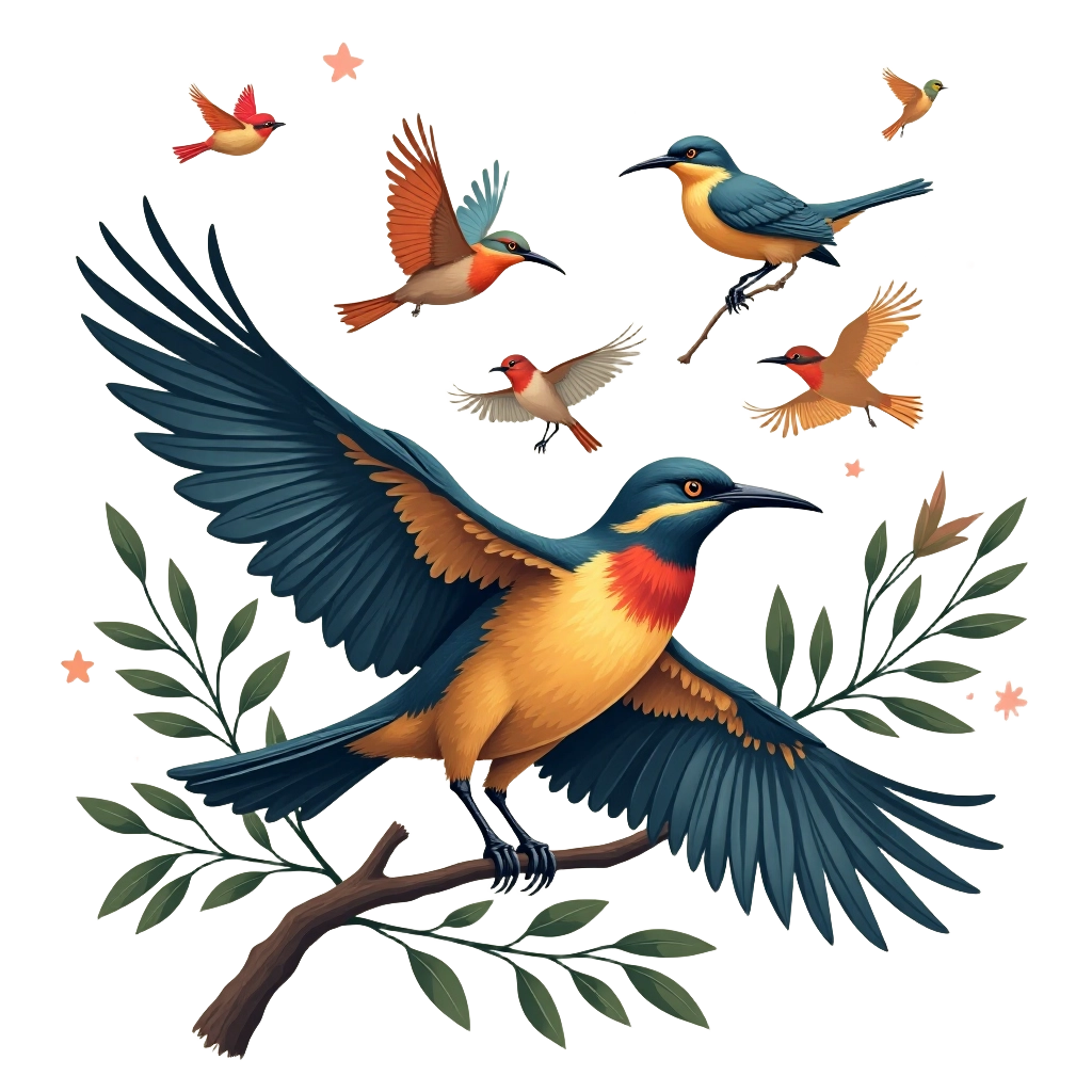 Birds in Flight